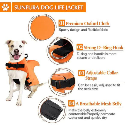 Dog Swimsuit with Shark Fin DailySale