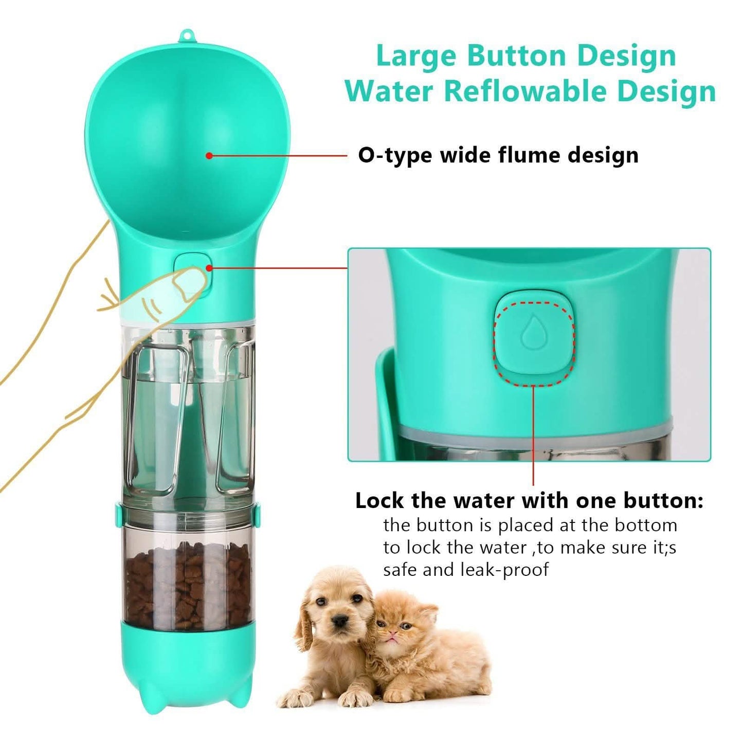 Dog Water Bottle Portable Leak Proof for Hiking Climbing Travel DailySale