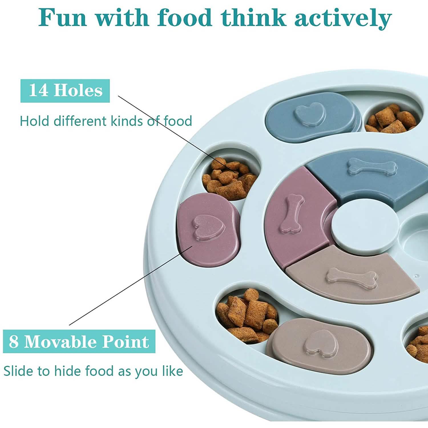 Dogs Food Puzzle Feeder Toys for IQ Training and Mental Enrichment DailySale