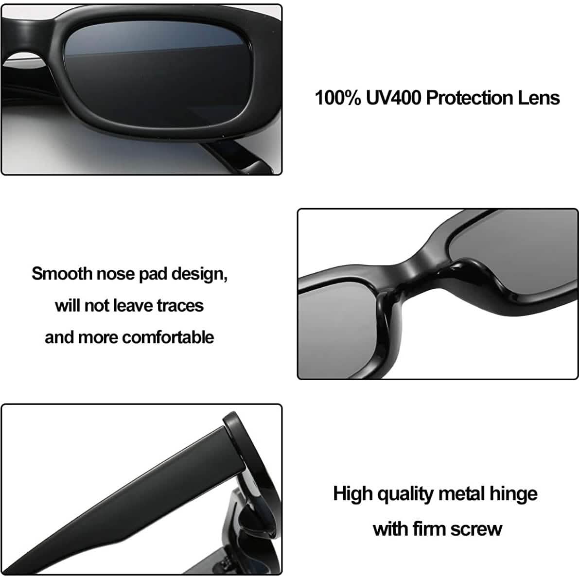 Dollger Retro Fashion Rectangular Sunglasses DailySale