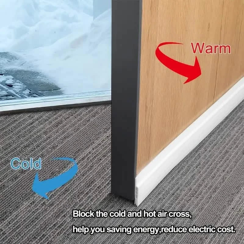 Door Draft Stopper Under Door Seal for Exterior/Interior Doors DailySale