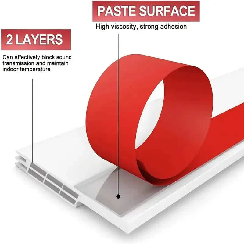 Door Draft Stopper Under Door Seal for Exterior/Interior Doors DailySale