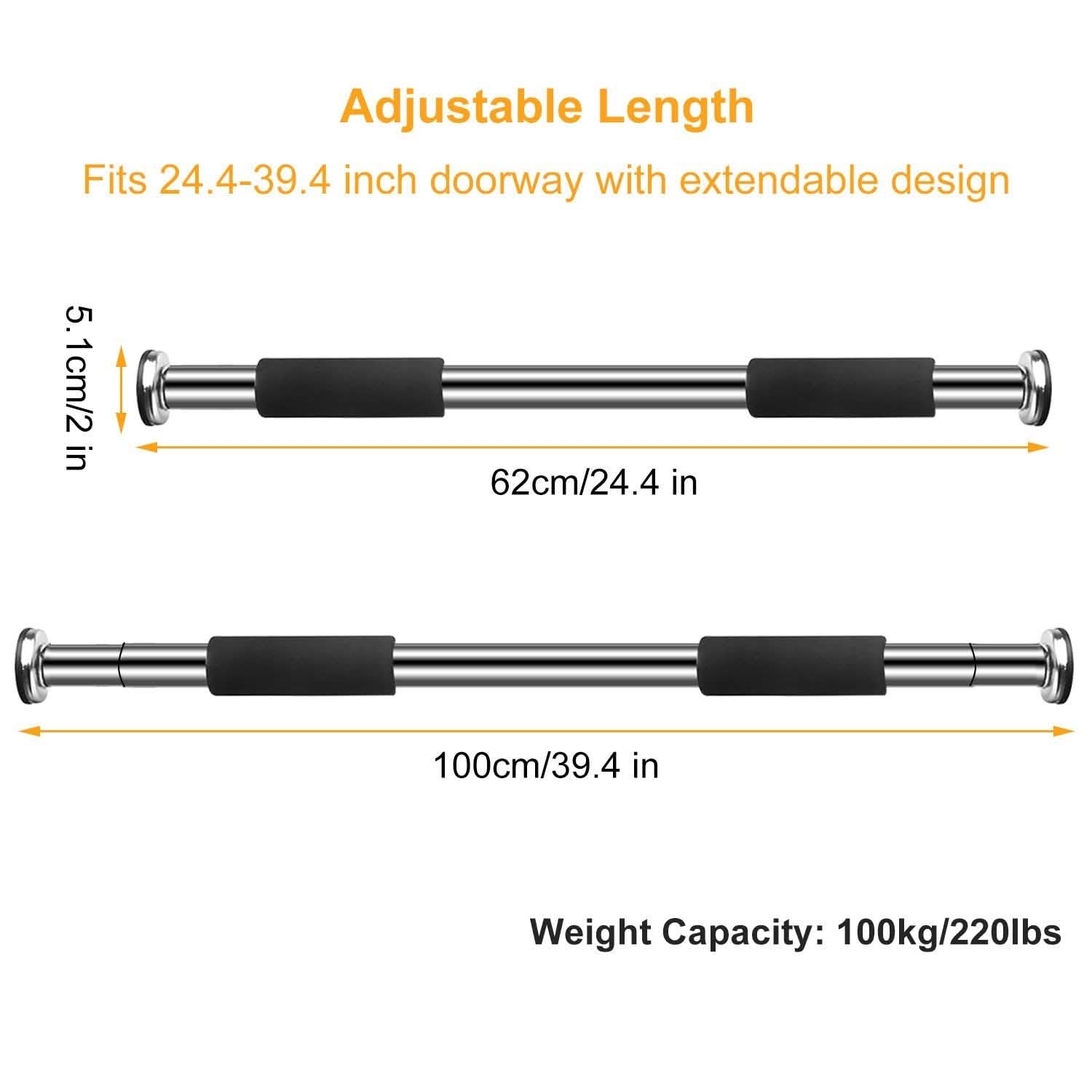 Doorway Pull Up Bar Exercise Gym DailySale