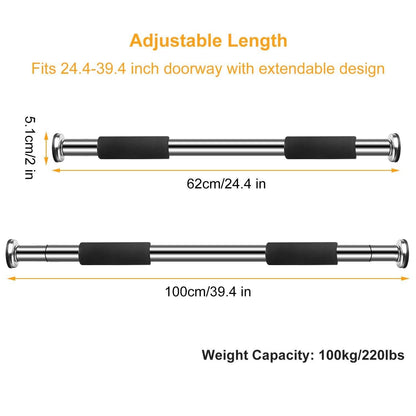 Doorway Pull Up Bar Exercise Gym DailySale
