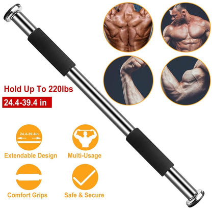 Doorway Pull Up Bar Exercise Gym DailySale