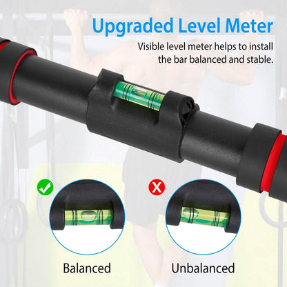 Doorway Pull Up Bar Heavy Duty with Foam Grips Level DailySale