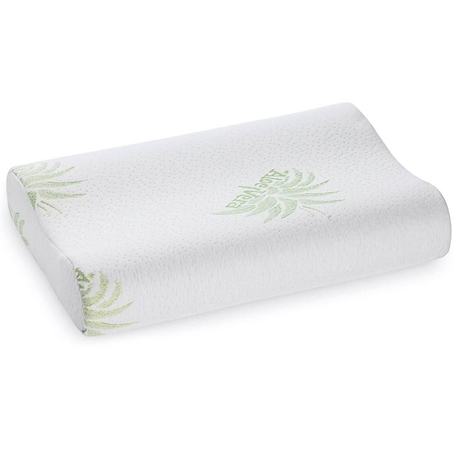 Dormire Contour Memory Foam Pillow with Removable Bamboo Soft Pillow Case DailySale