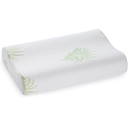 Dormire Contour Memory Foam Pillow with Removable Bamboo Soft Pillow Case DailySale