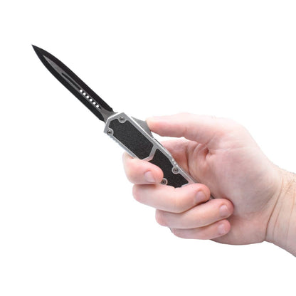 Double Edge Automatic OTF Knife with Belt Clip DailySale