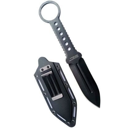 Double Edge Boot Knife Full Tang with Clip DailySale