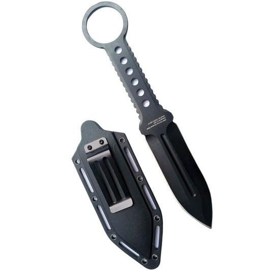 Double Edge Boot Knife Full Tang with Clip DailySale