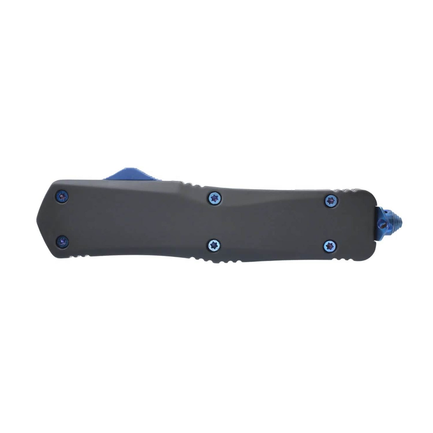 Double Edge Damascus Automatic OTF Knife with Belt Clip DailySale