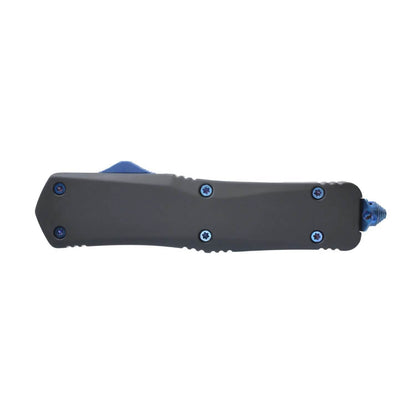 Double Edge Damascus Automatic OTF Knife with Belt Clip DailySale