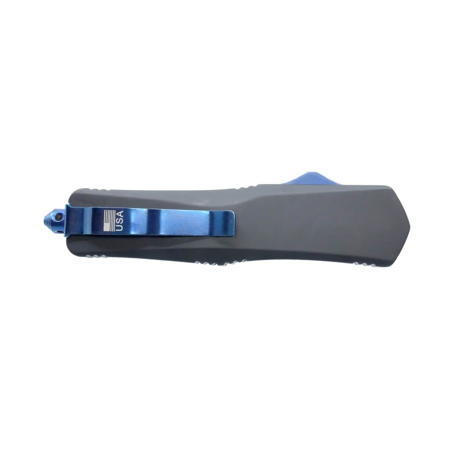 Double Edge Damascus Automatic OTF Knife with Belt Clip DailySale