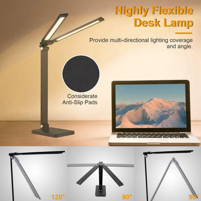 Double Head Desk Lamp with Wireless Charging USB Port DailySale