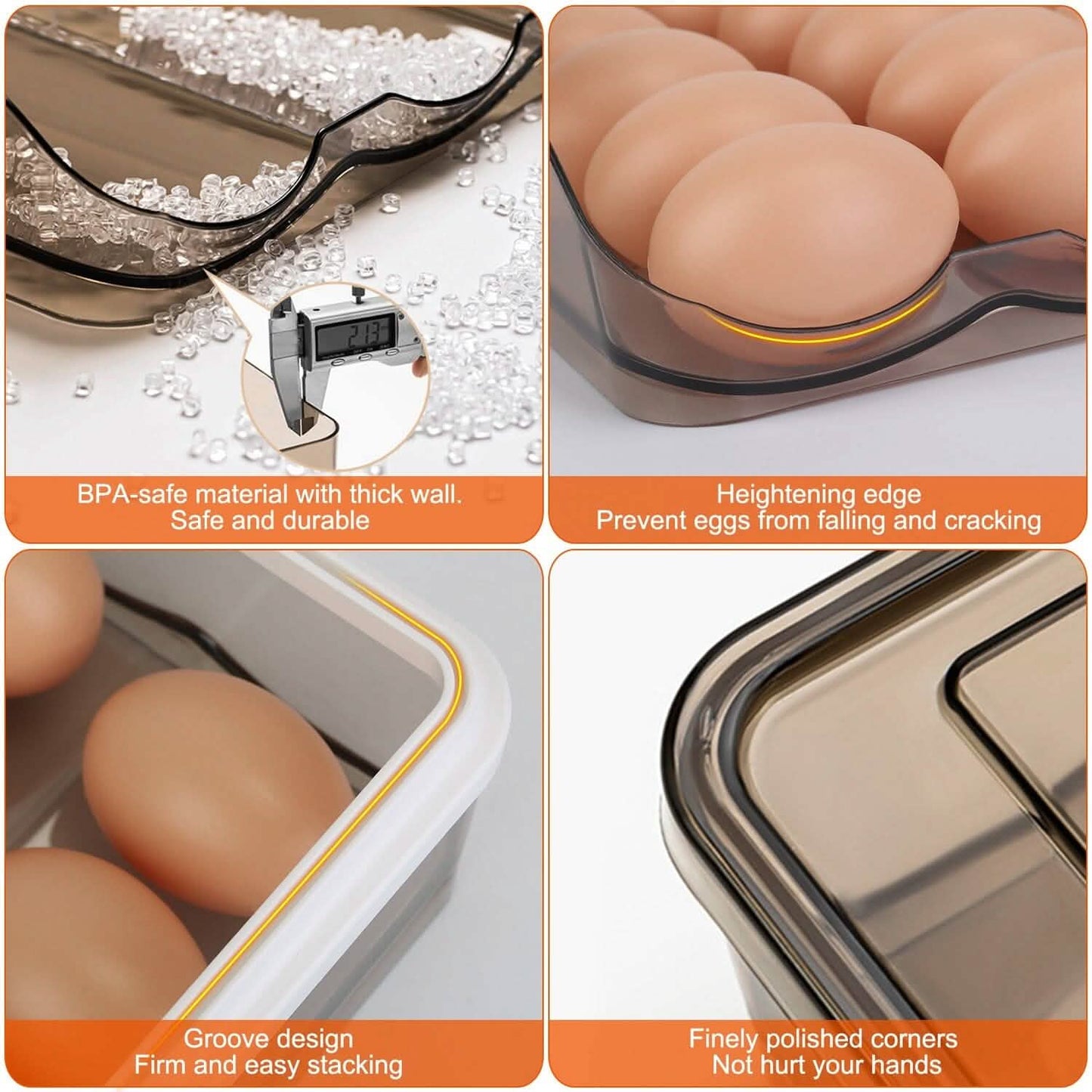 Double Layer Egg Storage for Refrigerator DailySale