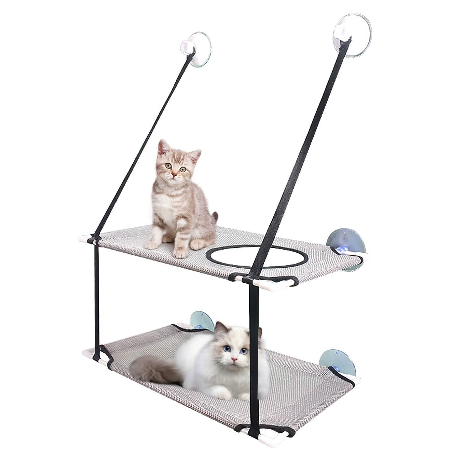 Double Layer Perch Bed Powerful Suction Indoor Window Hammock for Cat DailySale