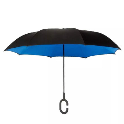 Double-Layer Windproof Reverse-Folding Smart Umbrella with UV Protection DailySale