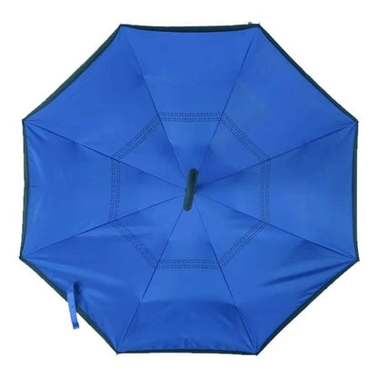 Double-Layer Windproof Reverse-Folding Smart Umbrella with UV Protection DailySale