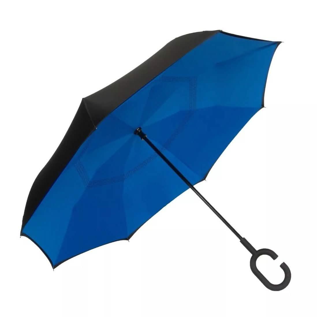 Double-Layer Windproof Reverse-Folding Smart Umbrella with UV Protection DailySale