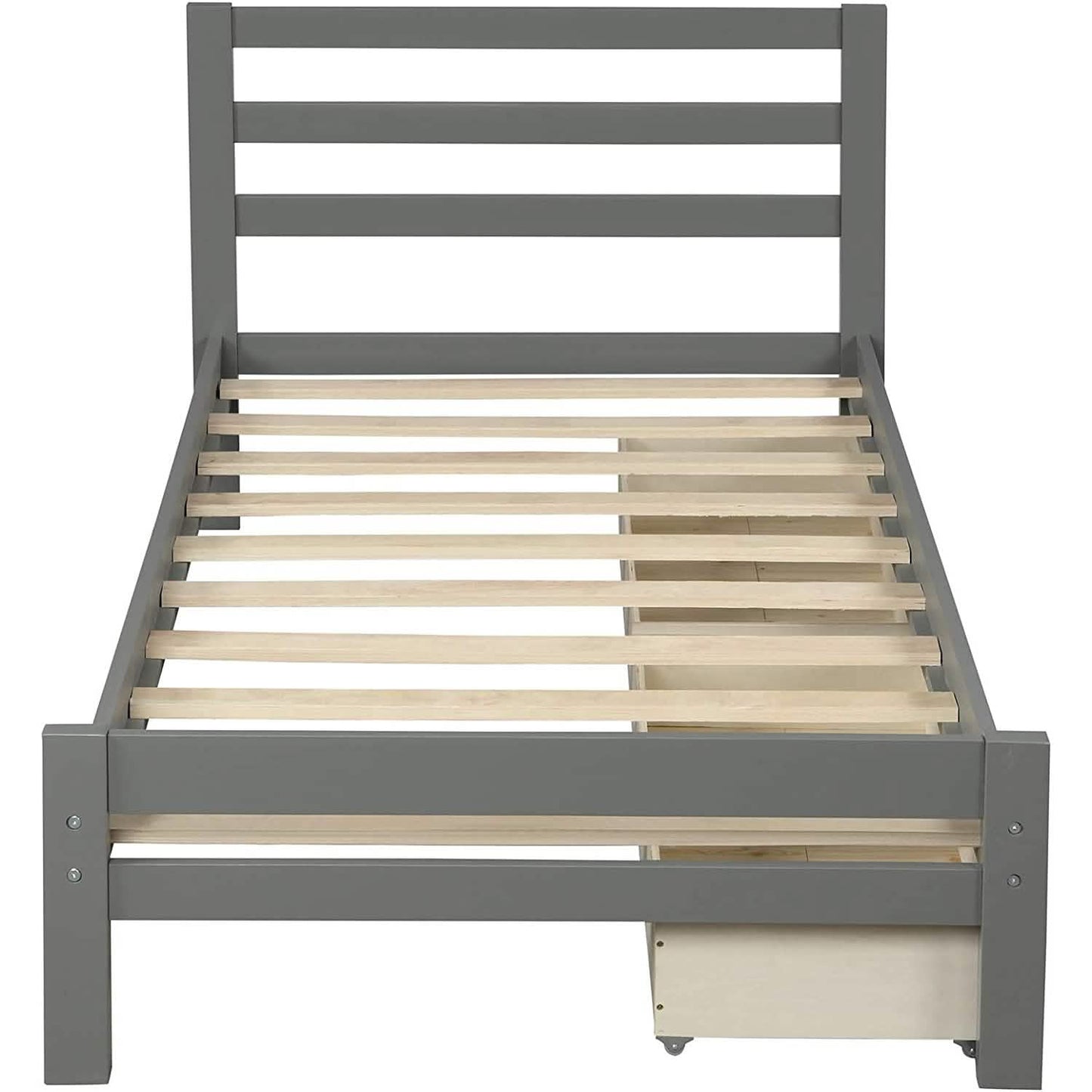Platform Bed with Two Storage Drawers DailySale