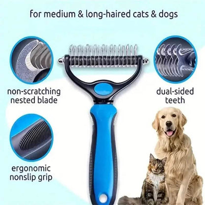 Double Sided Pet Grooming Hair Removal Tool DailySale