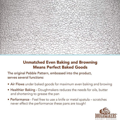 Doughmakers 9" Round Cake Commercial Grade Aluminum Bake Pan DailySale