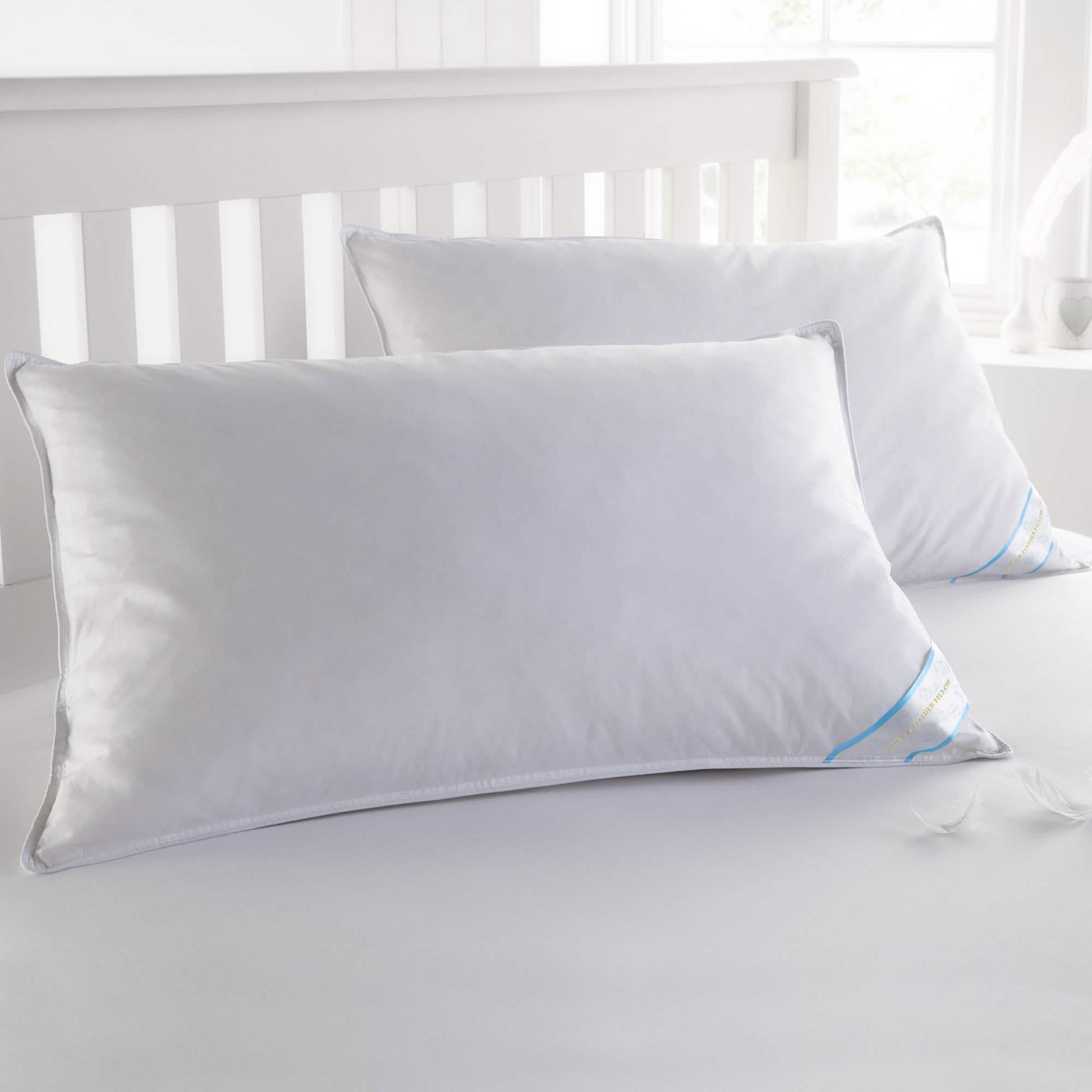 2-Pack: Beauty Sleep 100% Cotton-Covered Duck Feather Pillows DailySale