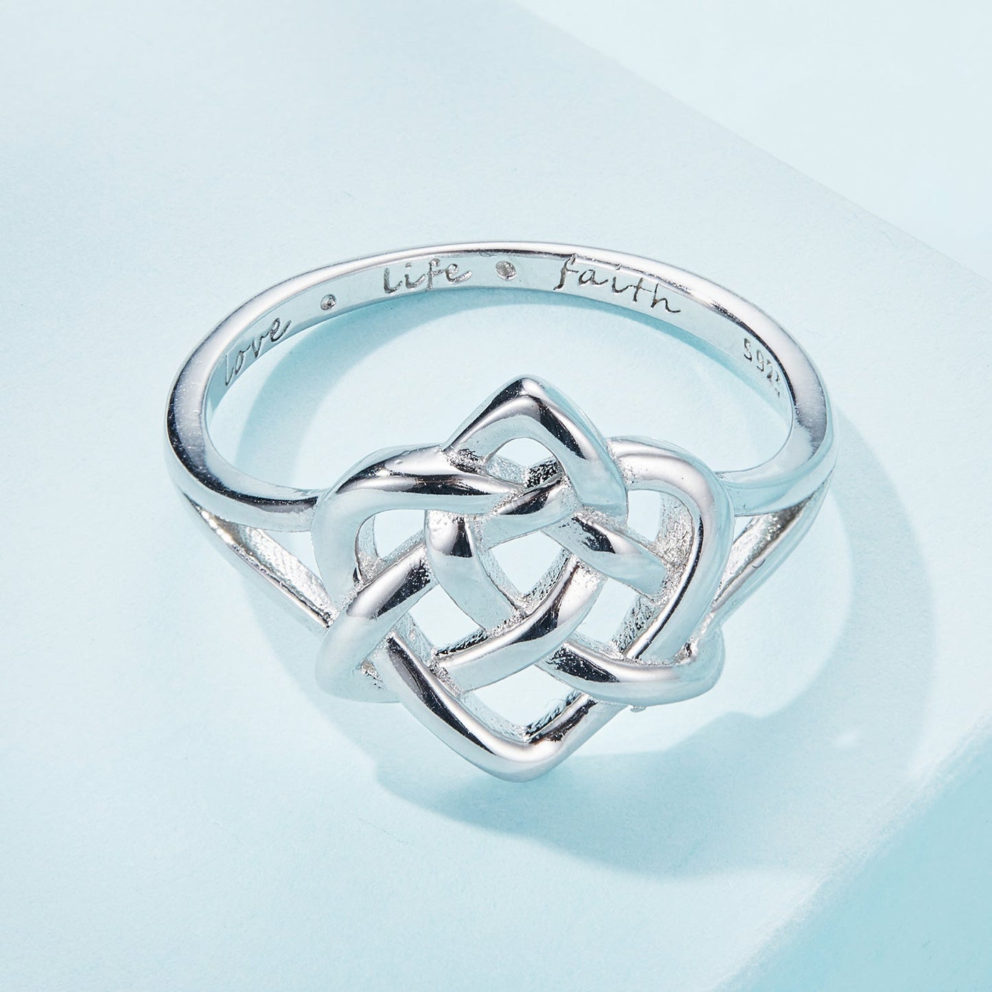 925 Sterling Silver Ring Size 6.0 with Platinum Plating Bids.com