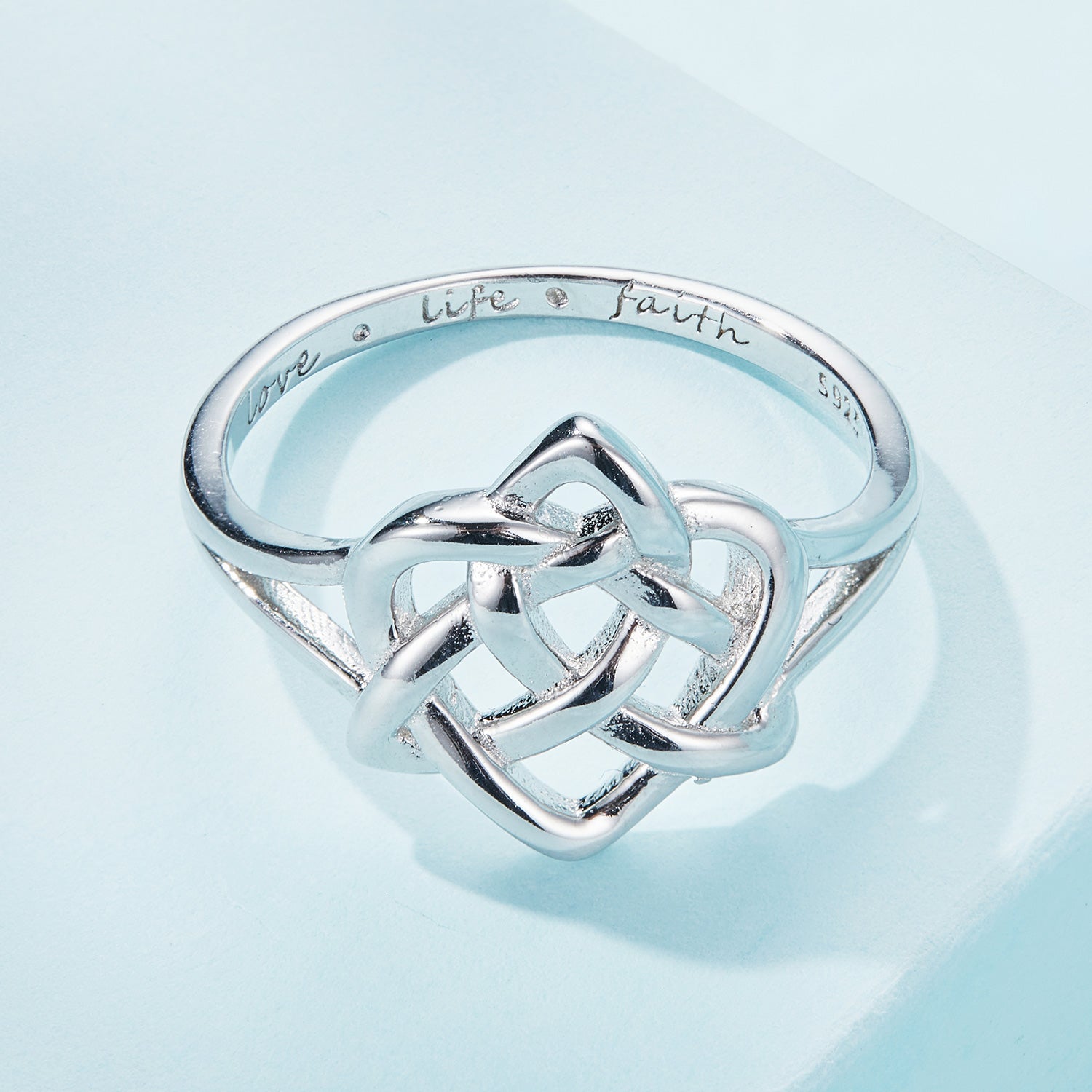 925 Sterling Silver Ring Size 6.0 with Platinum Plating Bids.com