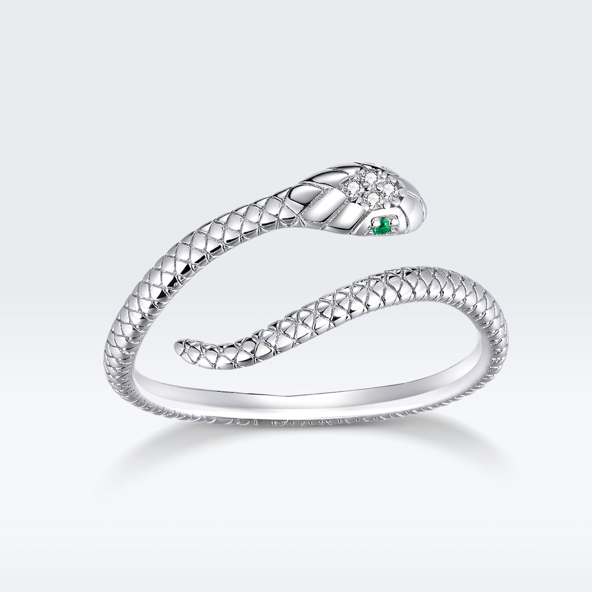 925 Sterling Silver CZ Plated Platinum Ring - Slim and Elegant Style Bids.com