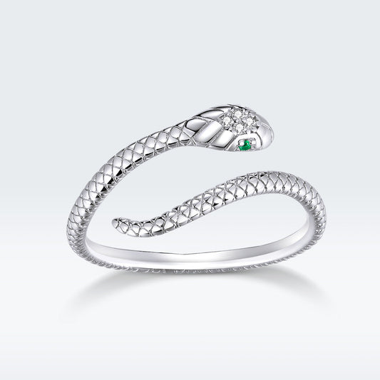 925 Sterling Silver CZ Plated Platinum Ring - Slim and Elegant Style Bids.com