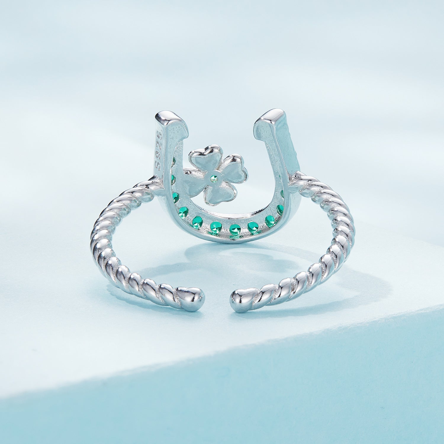 925 Sterling Silver Plated Platinum CZ Ring for Women Bids.com
