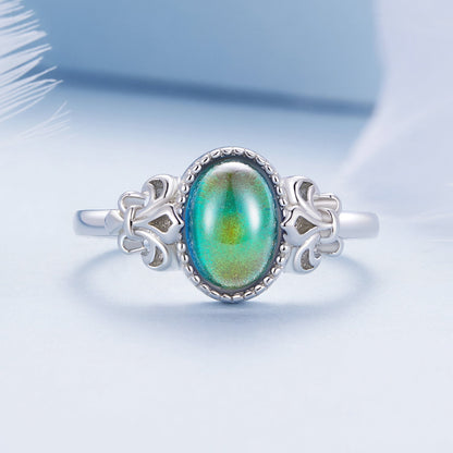 925 Sterling Silver Ring 1.7mm Size 6.0 with Transparent Glass for Women Bids.com