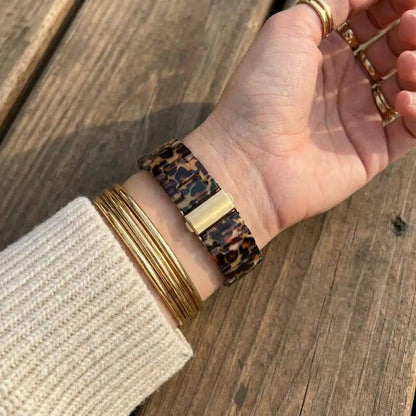 Amber Resin Strap Anhem