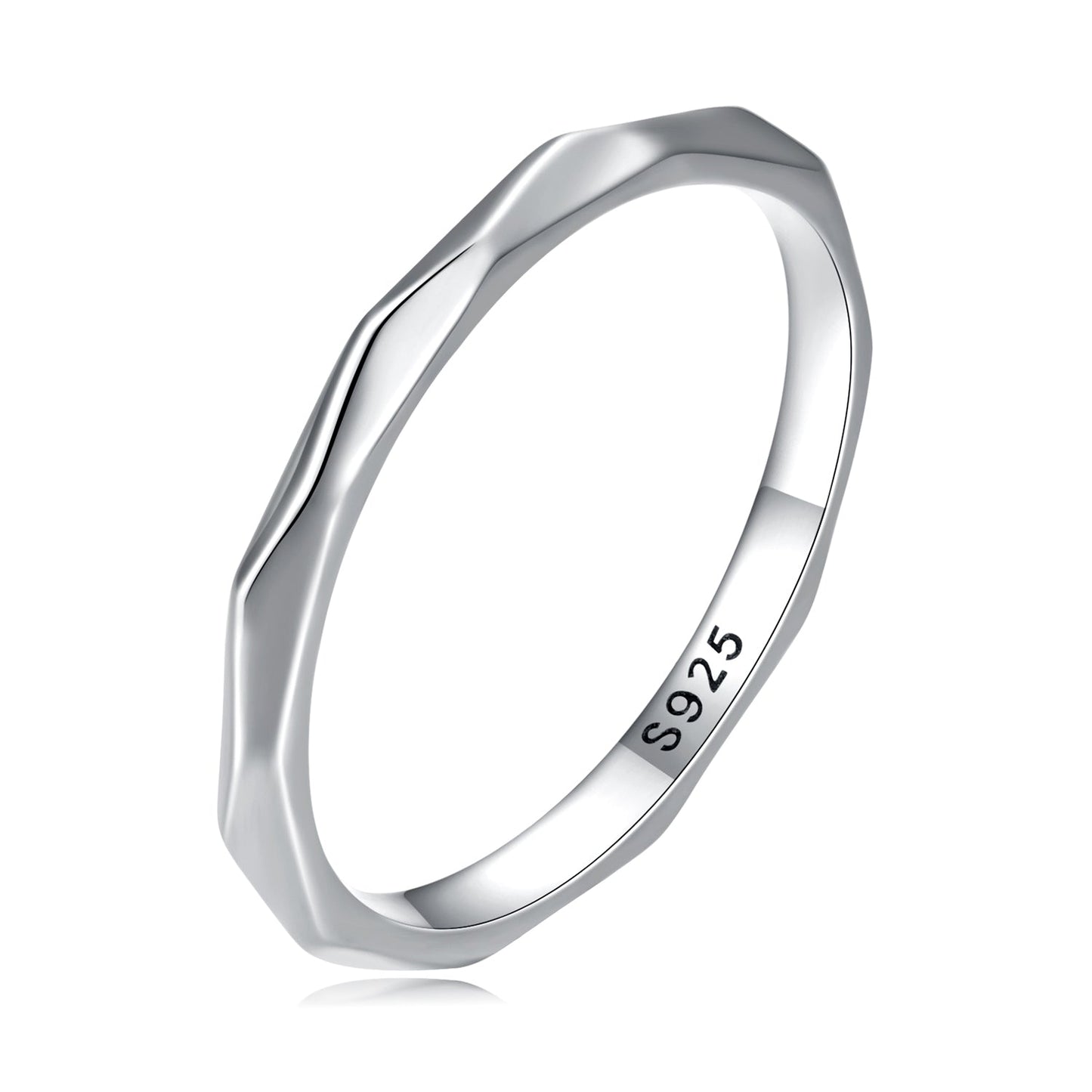 925 Sterling Silver Oxidized 0.2cm Width Ring Size 6 for Women Bids.com