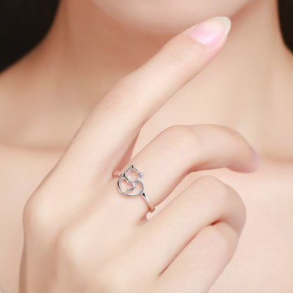 925 Sterling Silver Ring Size 5.0 with Platinum Plating for Women Bids.com