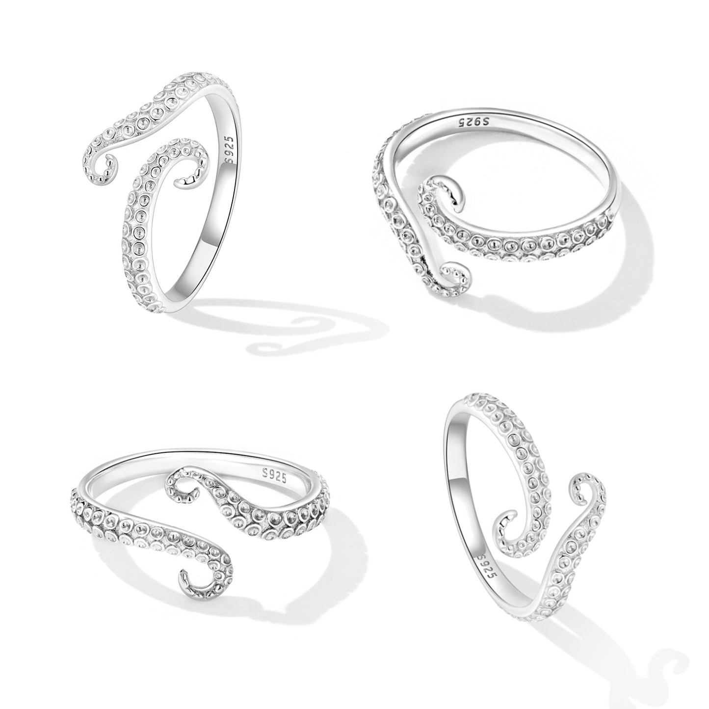 S925 Sterling Silver 0.2cm Platinum Plated Ring Bids.com