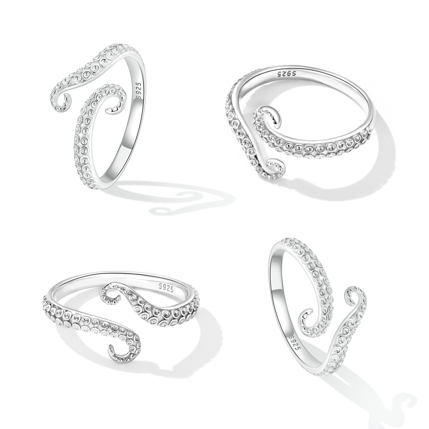 S925 Sterling Silver 0.2cm Platinum Plated Ring Bids.com