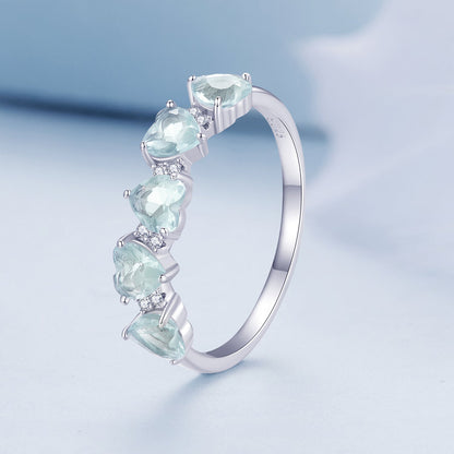 925 Sterling Silver Ring with 4.5mm Pavé Set CZ, Size 7, for Women Bids.com