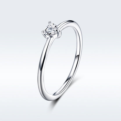 925 Sterling Silver Ring Size 6.0 with CZ and Platinum Plating for Women Bids.com