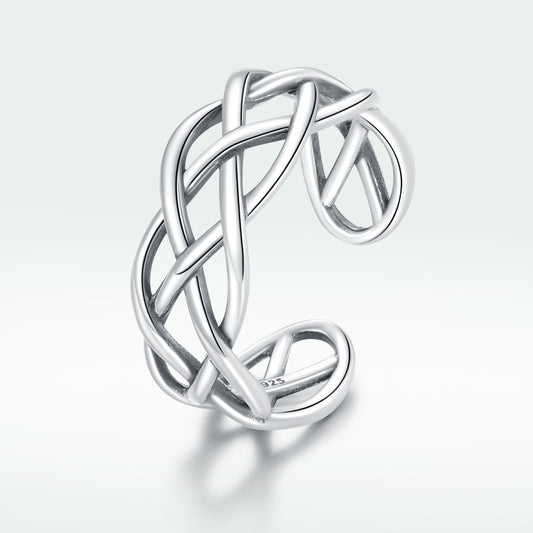 925 Sterling Silver Oxidized Ring 0.8cm for Women Bids.com
