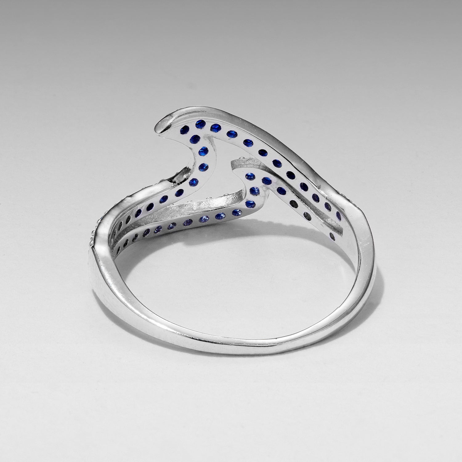 925 Sterling Silver Size 6.0 White Gold Plated CZ Ring for Women Bids.com