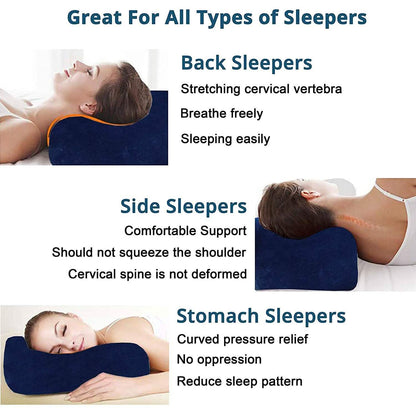 Dr. Franklyn's Contour Memory Foam Neck Pillow DailySale