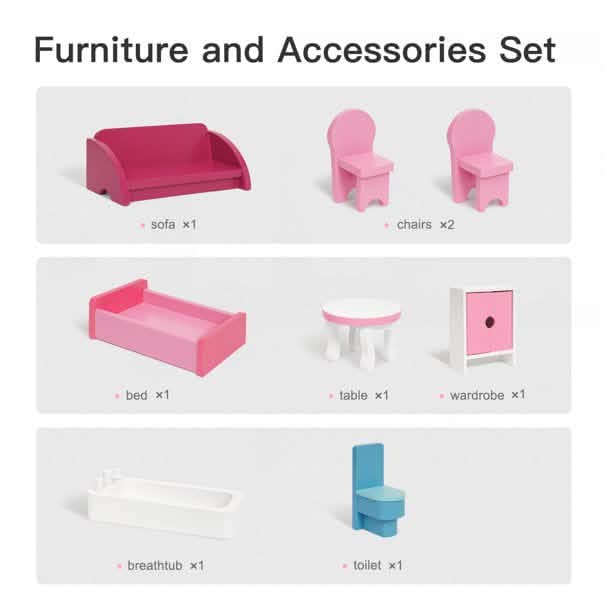 Dreamy Wooden Dollhouse DailySale
