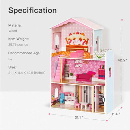 Dreamy Wooden Dollhouse DailySale