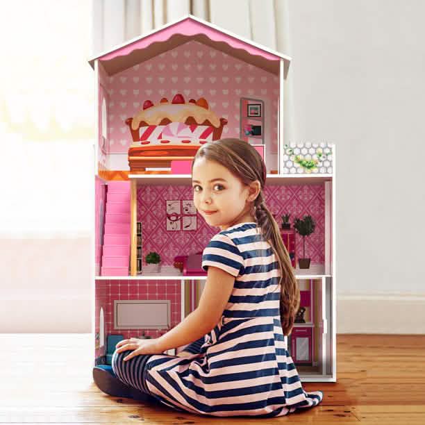 Dreamy Wooden Dollhouse DailySale