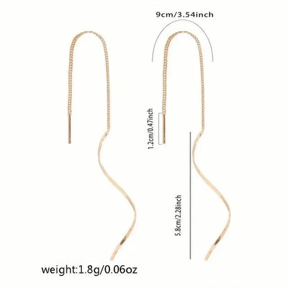 Drop Earrings Golden S Design DailySale