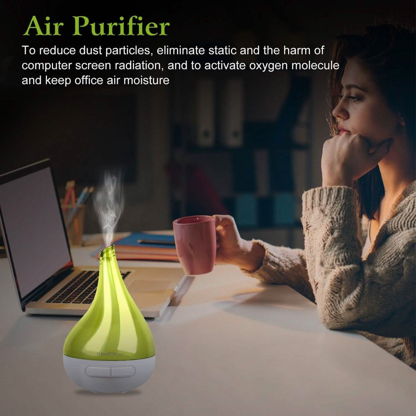 Drop-Shaped Cool Mist Humidifier DailySale