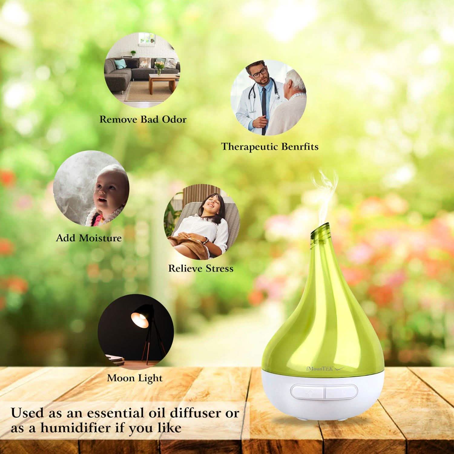Drop-Shaped Cool Mist Humidifier DailySale